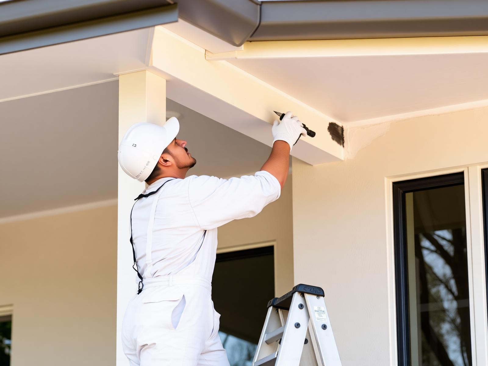 Painter at work